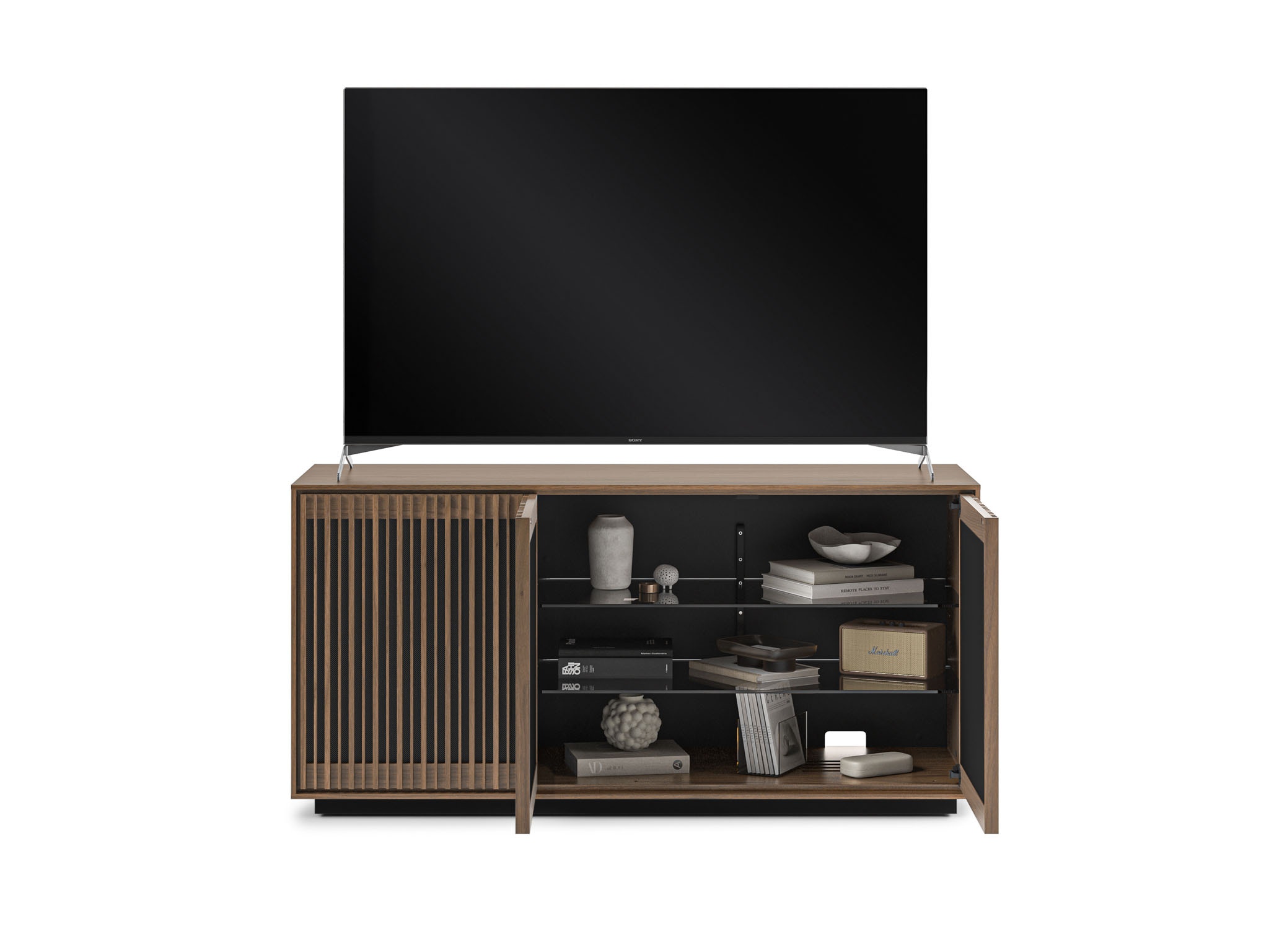 BDI Living Room Profile 8477 Media + Storage Console 8477 WL